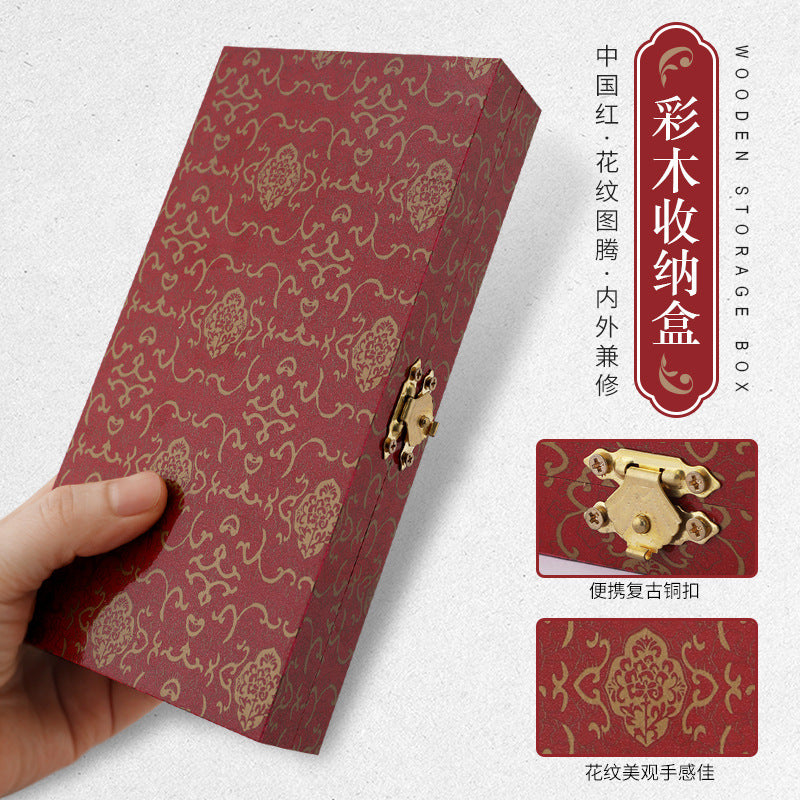 木盒装21件采耳工具,耳垢清洁鸡毛鹅毛棒,可视发光掏耳勺套装