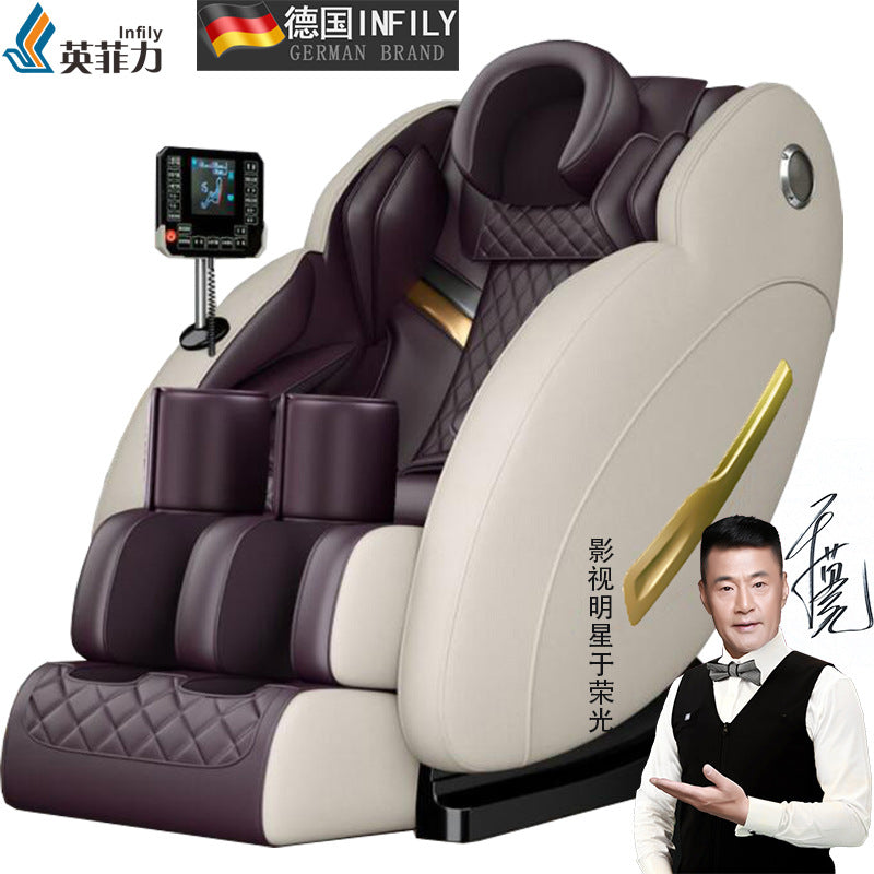 廣州倉庫發貨,60天内免費送貨到府--全自动多功能家用按摩椅,颈部背部全身电动太空舱按摩椅 Y-10 贈送一年免費售後服務